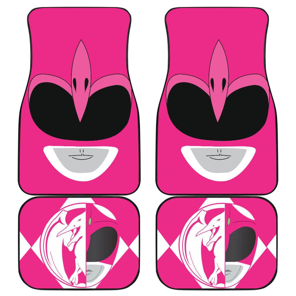 Mighty Morphin Power Rangers Pink Car Floor Mats Car Accessories Nearkii
