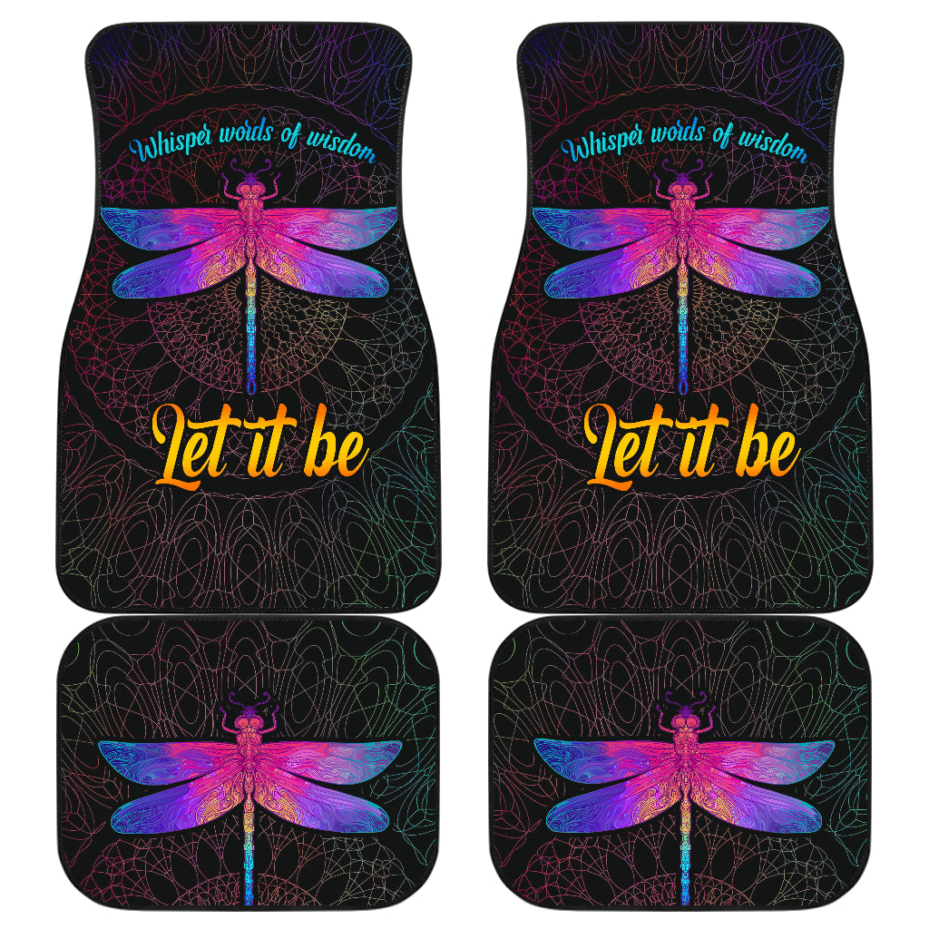 Dragon Fly Let It Be Car Floor Mats Car Accessories Nearkii