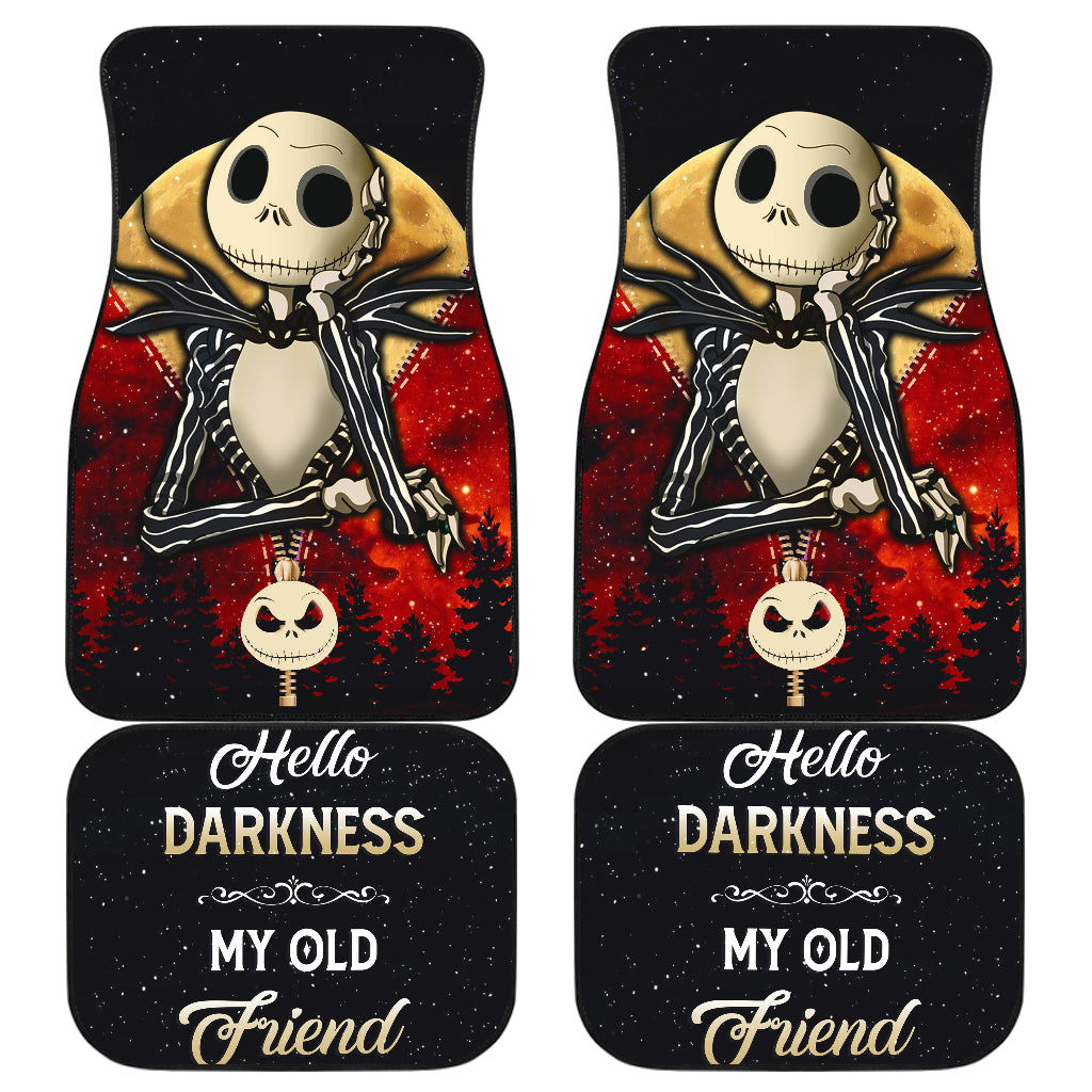 Red Jack Skellington Nightmare Before Christmas Darkness Car Floor Mats Car Accessories Nearkii