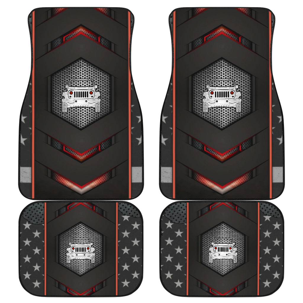 Jeep American Flag Car Floor Mats Car Accessories Nearkii