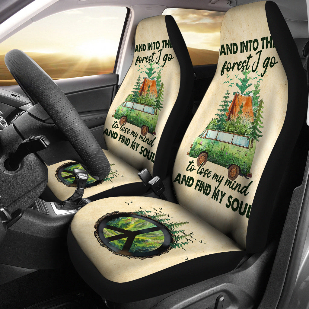 And Into The Forest I Go Premium Custom Car Seat Covers Decor Protectors