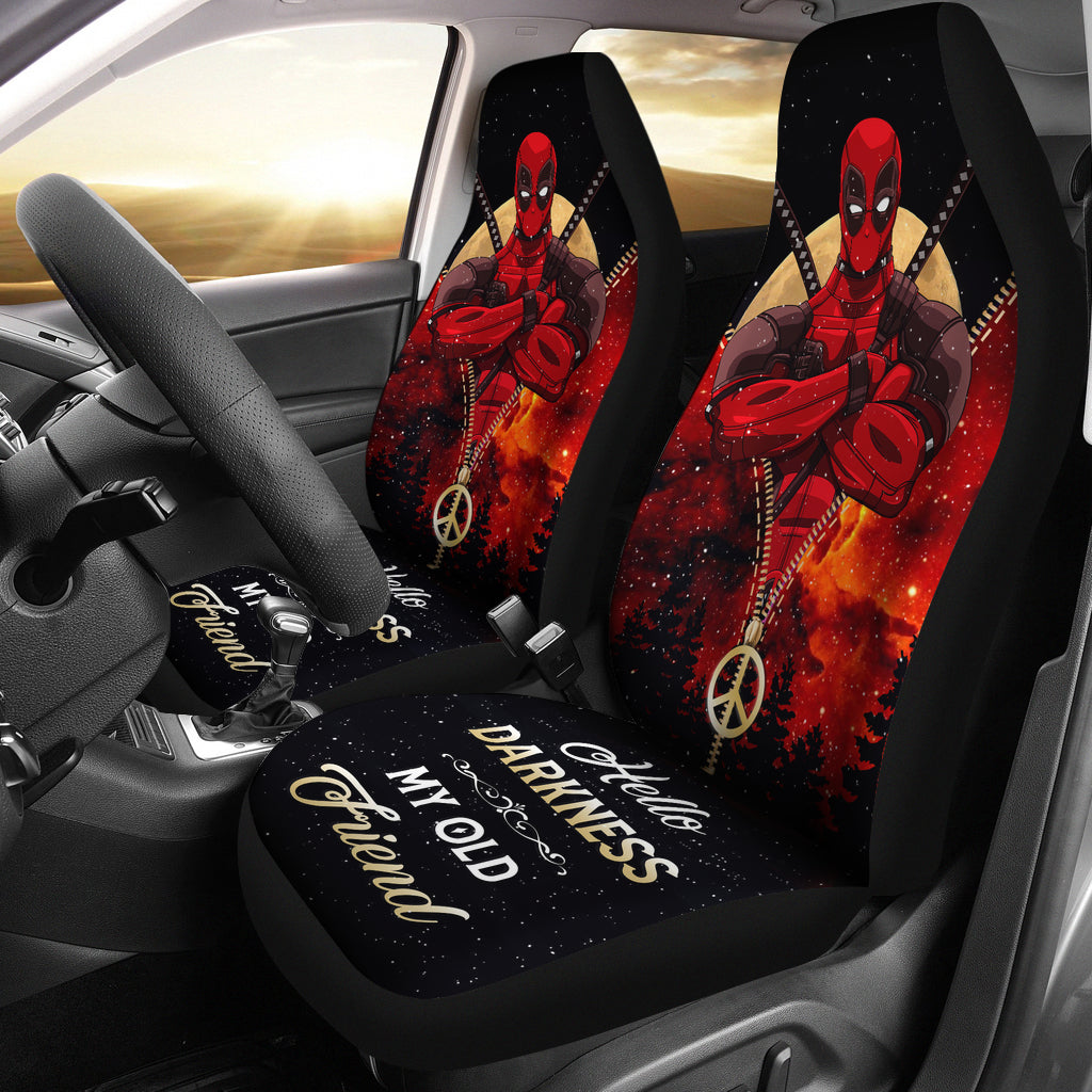 Deadpool Darkness Hippie Galaxy Zipper Premium Custom Car Seat Covers Decor Protectors Nearkii