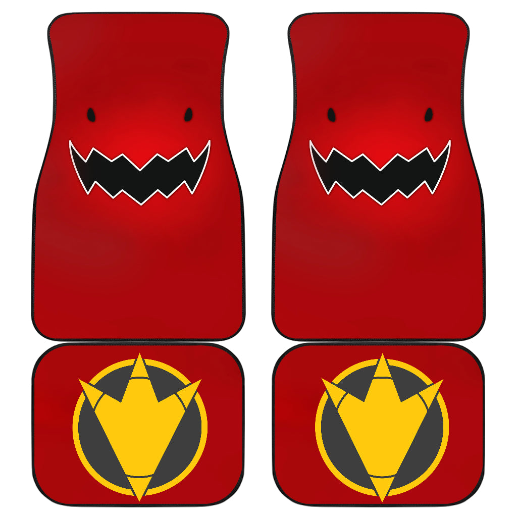 Red Dino Thunder Power Rangers Car Floor Mats Car Accessories Nearkii