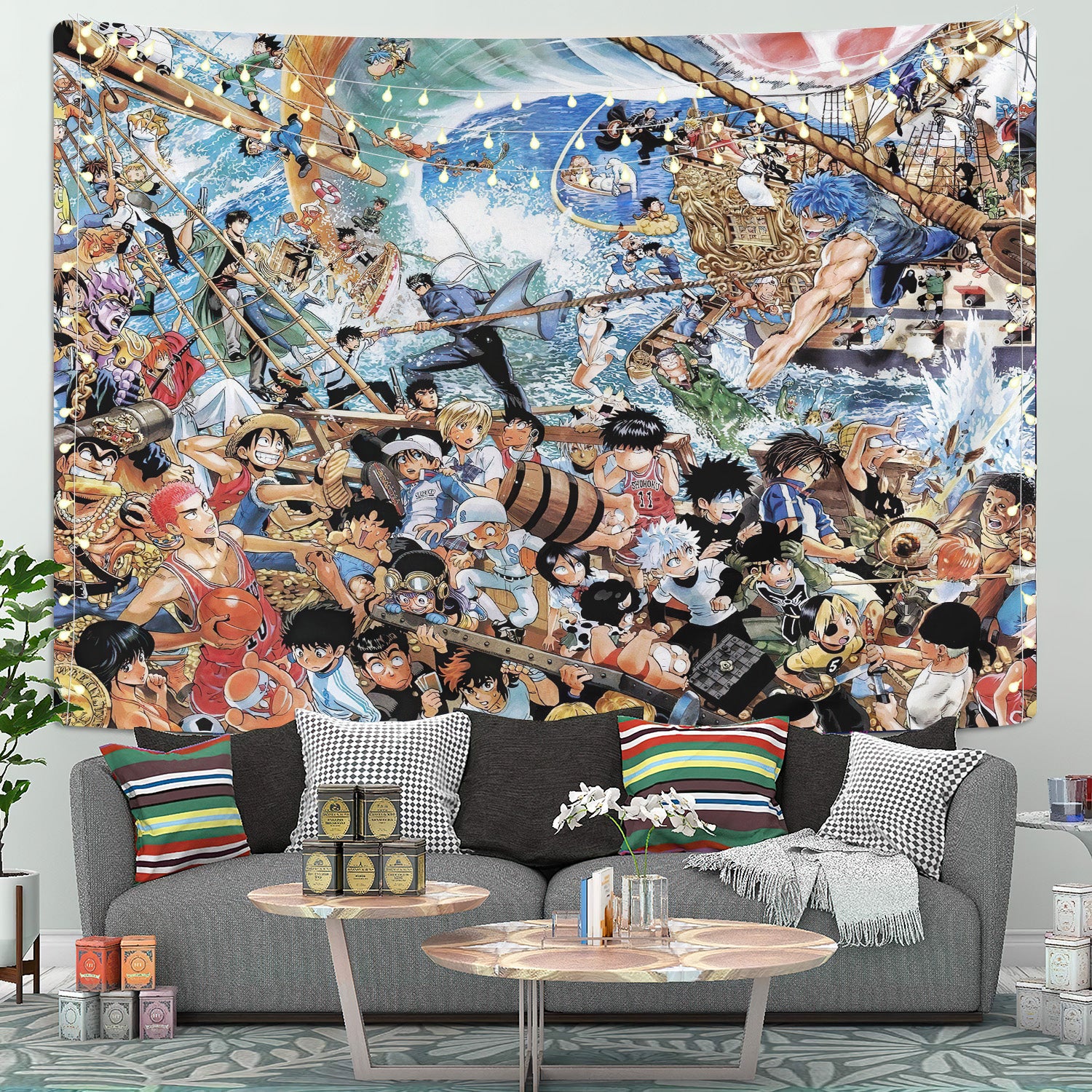 All Anime Hero Characters Tapestry Room Decor
