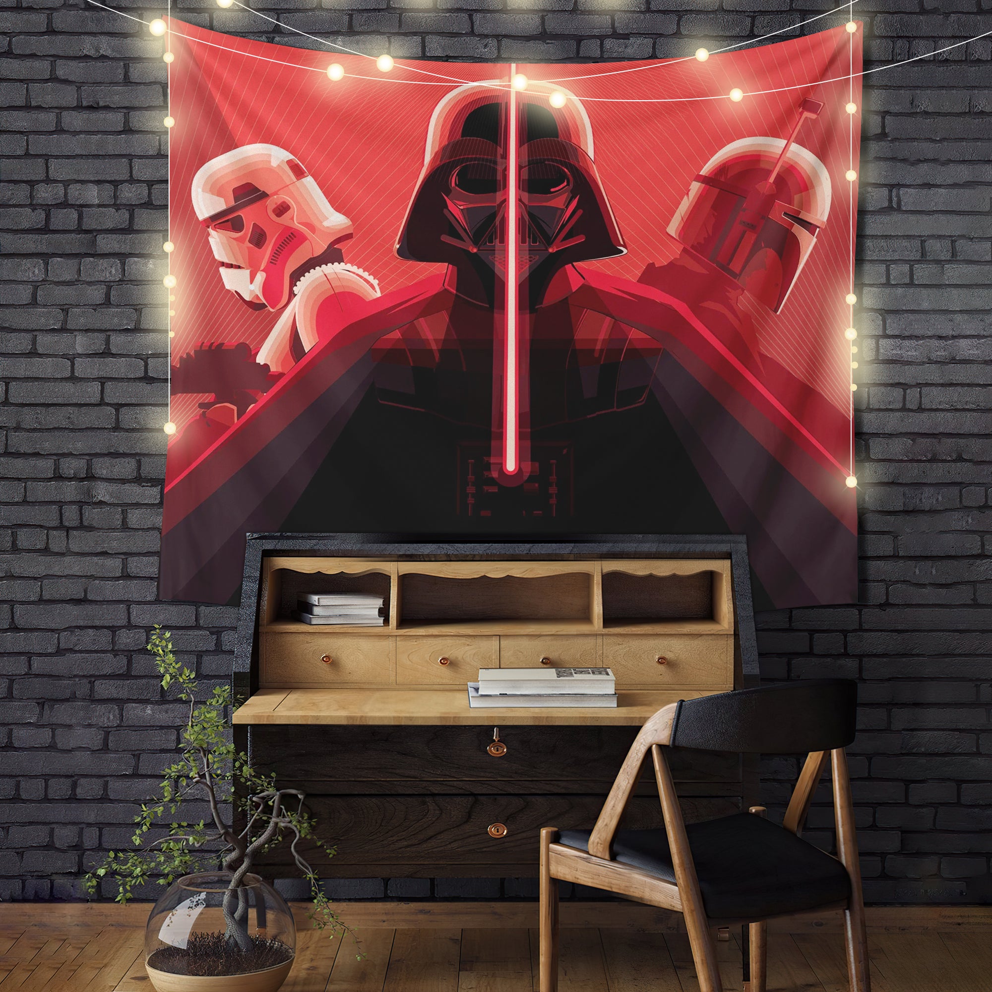 Darth Vader Stormtrooper Tapestry Room Decor Nearkii