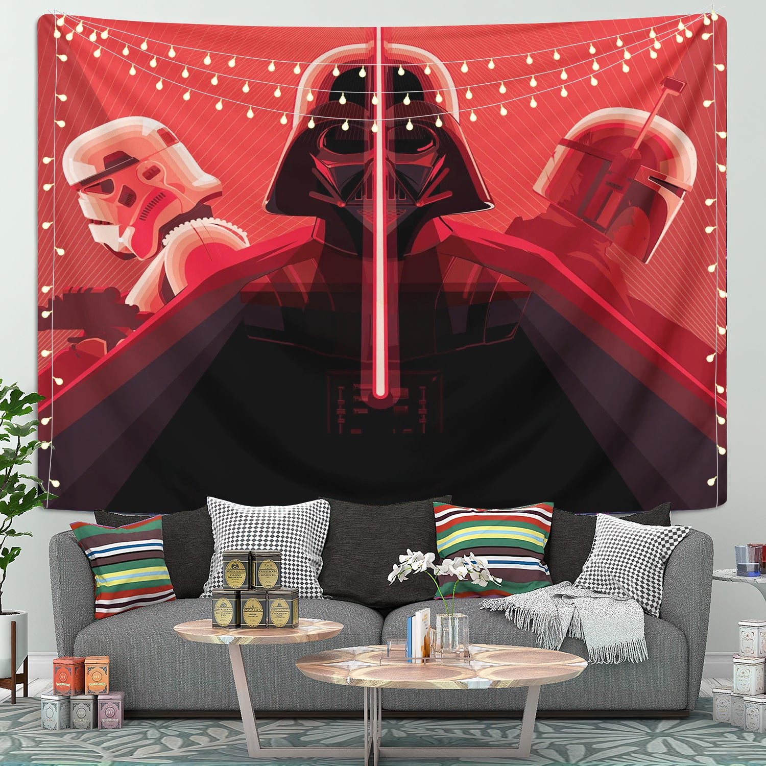 Darth Vader Stormtrooper Tapestry Room Decor Nearkii