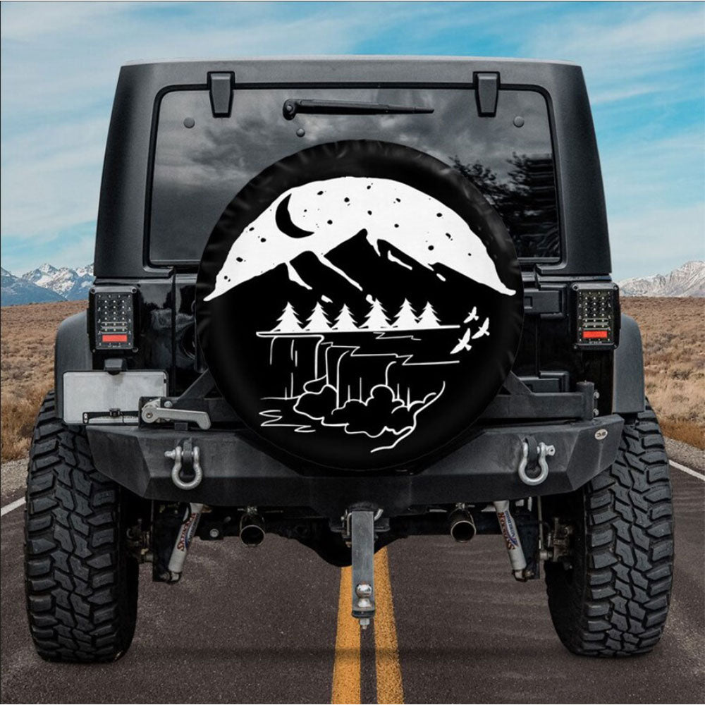 Moutains Are Calling Camping Truck Car Spare Tire Cover Gift For Campers Nearkii