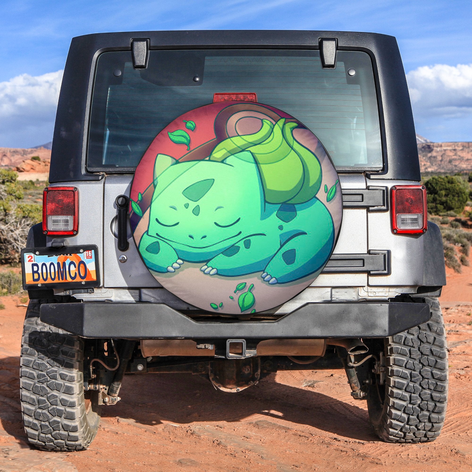 Cute Bulbasaur Kanto Pokemon Car Spare Tire Covers Gift For Campers Nearkii