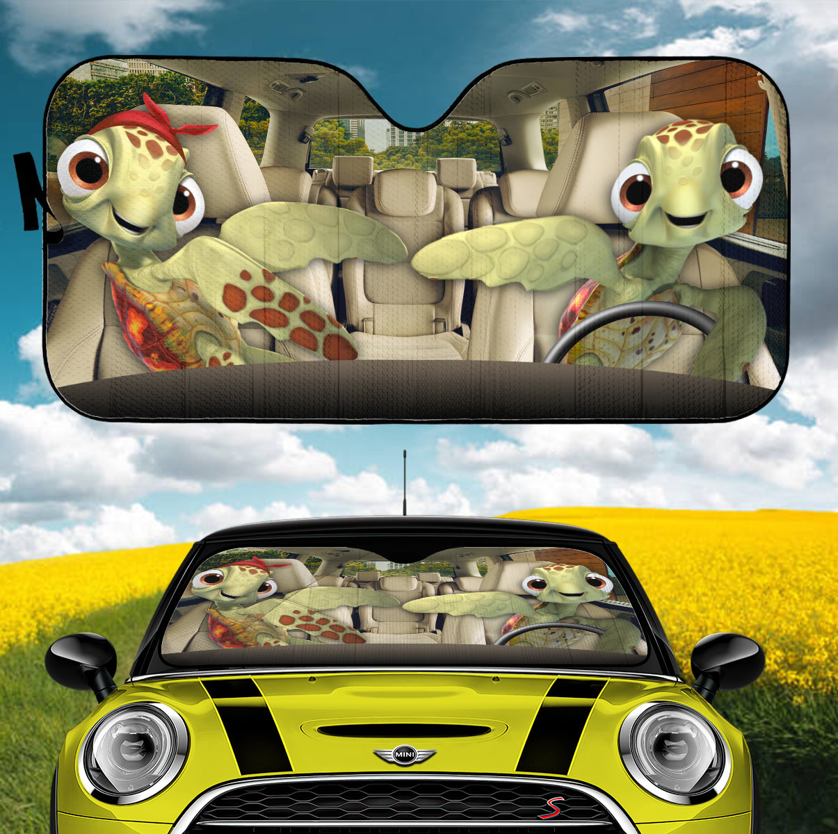 Funny Turles Finding Nemo Car Auto Sunshades Nearkii