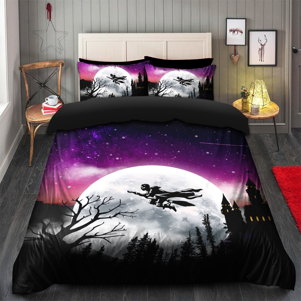 Harry Potter Moon Night Bedding Set Duvet Cover And 2 Pillowcases Nearkii