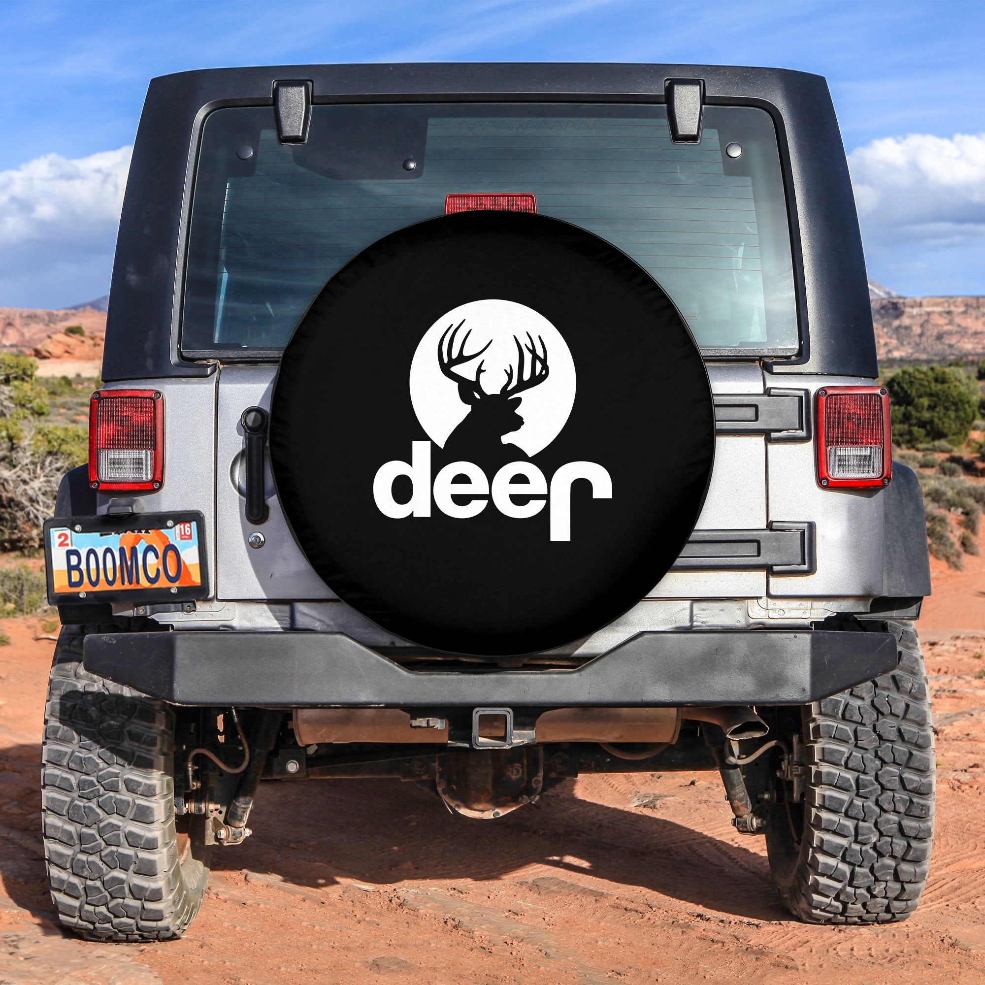 Deer Jeep Funny Spare Tire Covers Gift For Campers Nearkii
