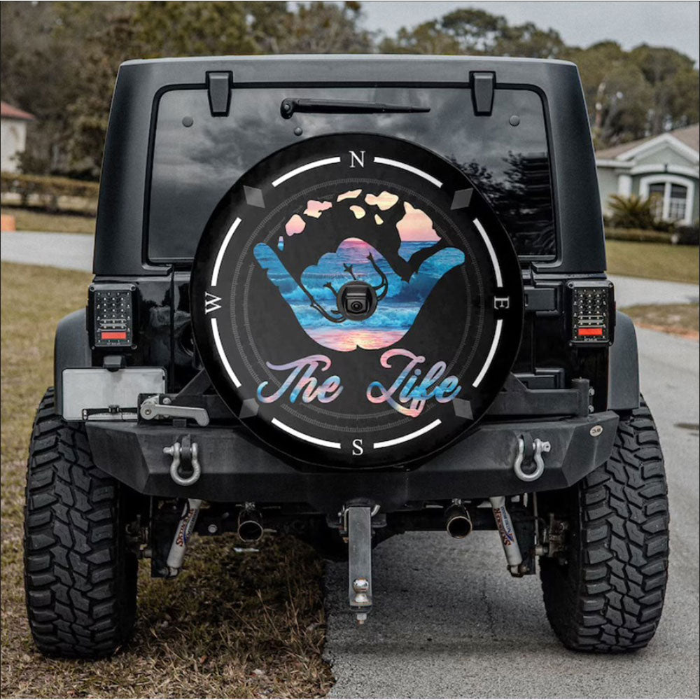 Compass The Life Camping Truck Car Spare Tire Cover Gift For Campers Nearkii