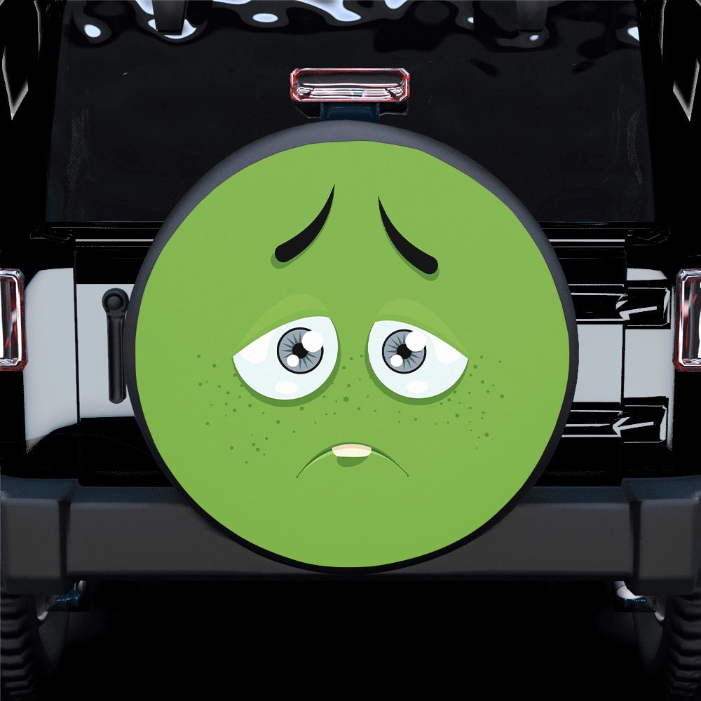 Emotion Green Face Spare Tire Cover Gift For Campers Nearkii