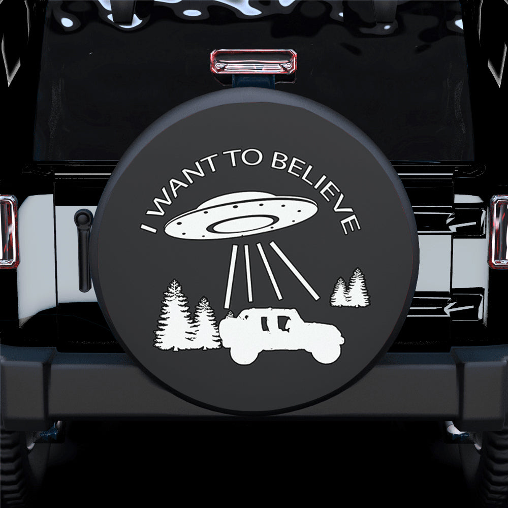 I Want to Believe Alien Car Spare Tire Gift For Campers Nearkii