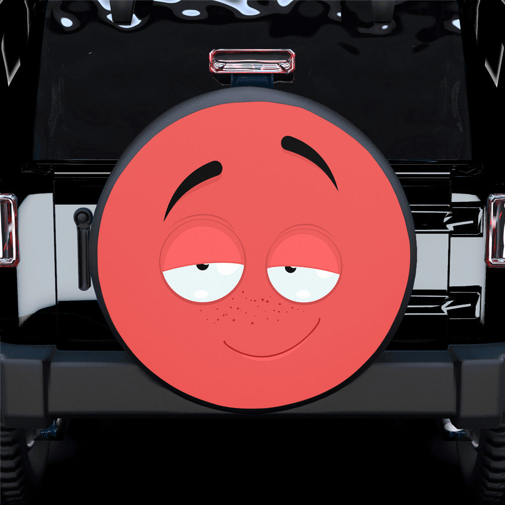 Emotion Red Face Spare Tire Cover Gift For Campers Nearkii