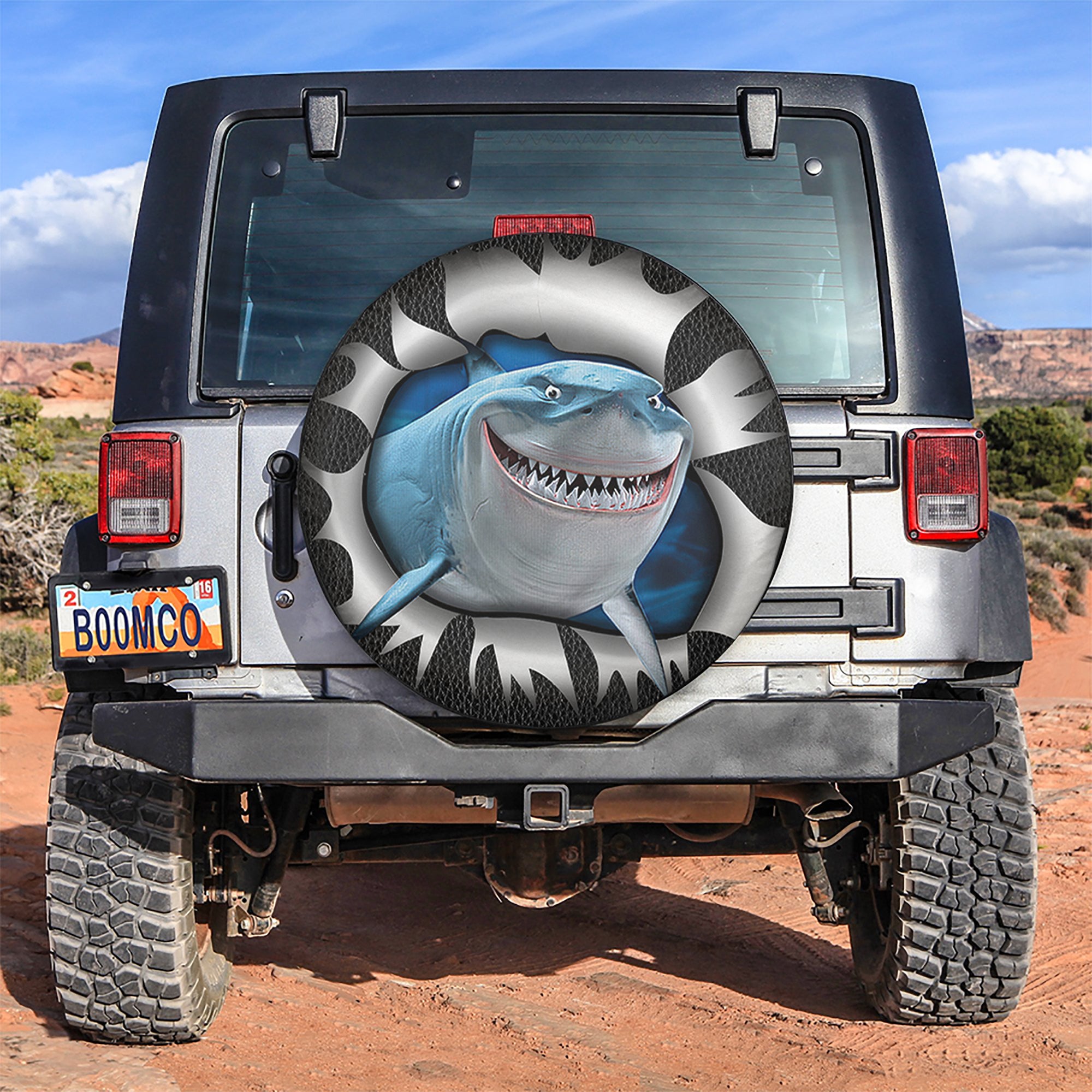 Shark Spare Tire Cover Gift For Campers Nearkii