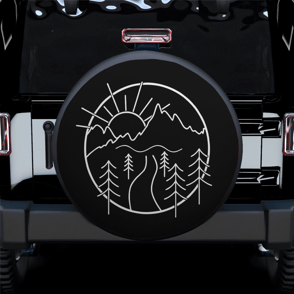A Walk In The Woods Spare Tire Covers Gift For Campers Nearkii