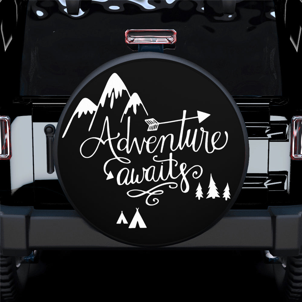 Adventure Awaits Car Spare Tire Gift For Campers Nearkii