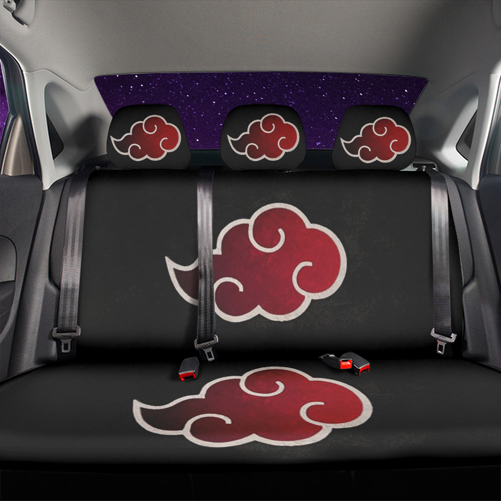 Akatsuki Naruto Car Back Seat Covers Decor Protectors Nearkii