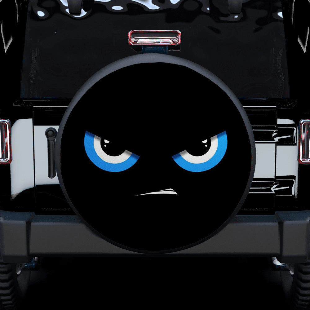 Angry Blue Eyes Car Spare Tire Covers Gift For Campers Nearkii