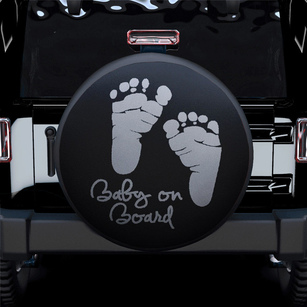 Baby On Board Car Spare Tire Covers Gift For Campers Nearkii