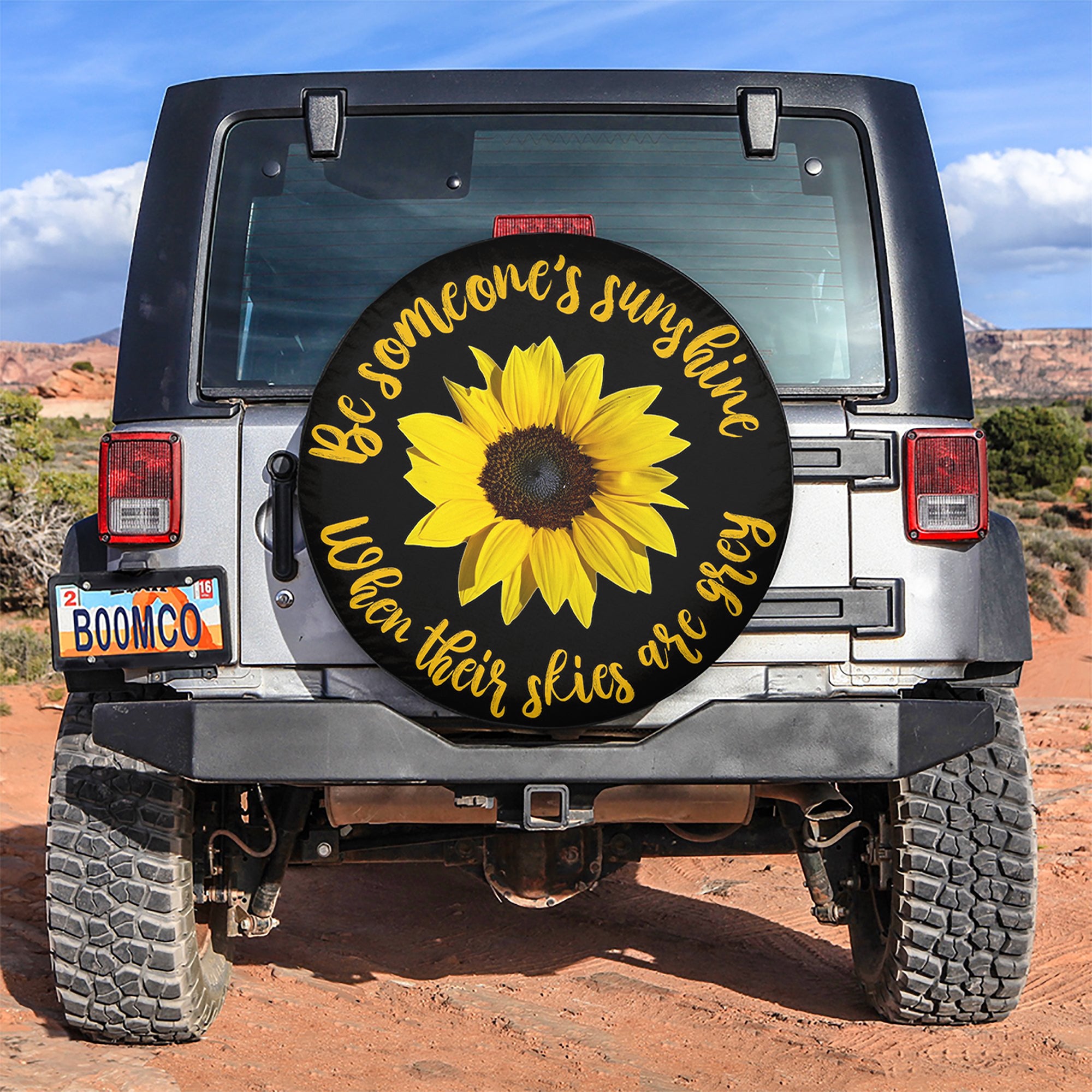 Sunflower Be Someones Sunshine Car Spare Tire Gift For Campers Nearkii