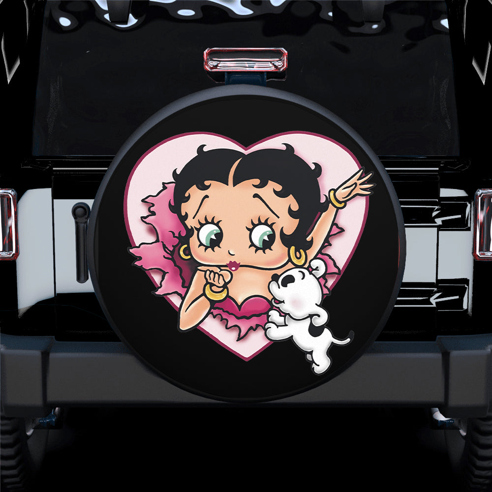 Betty Boop Puppy Car Spare Tire Gift For Campers Nearkii