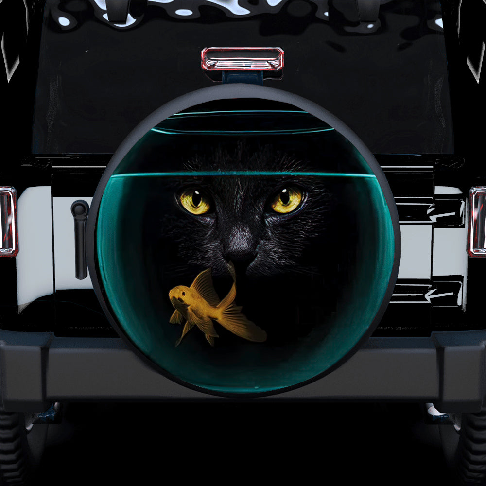 Cat Fish Car Spare Tire Covers Gift For Campers Nearkii