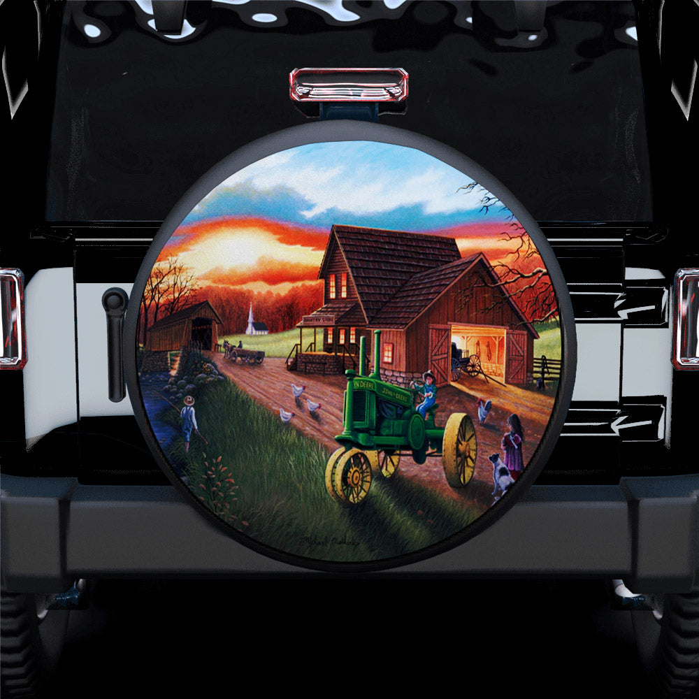 Country Living Car Spare Tire Covers Gift For Campers Nearkii