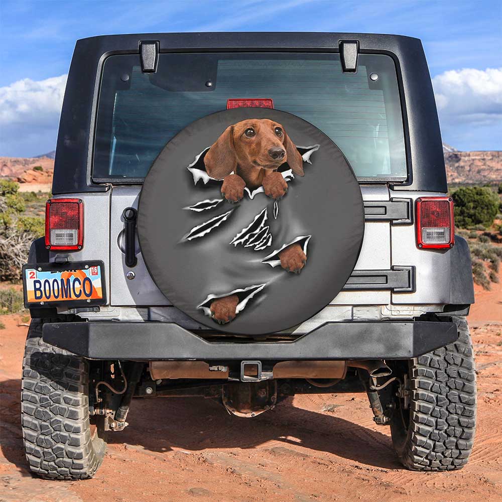 Dachshund Hanging Car Spare Tire Covers Gift For Campers Nearkii