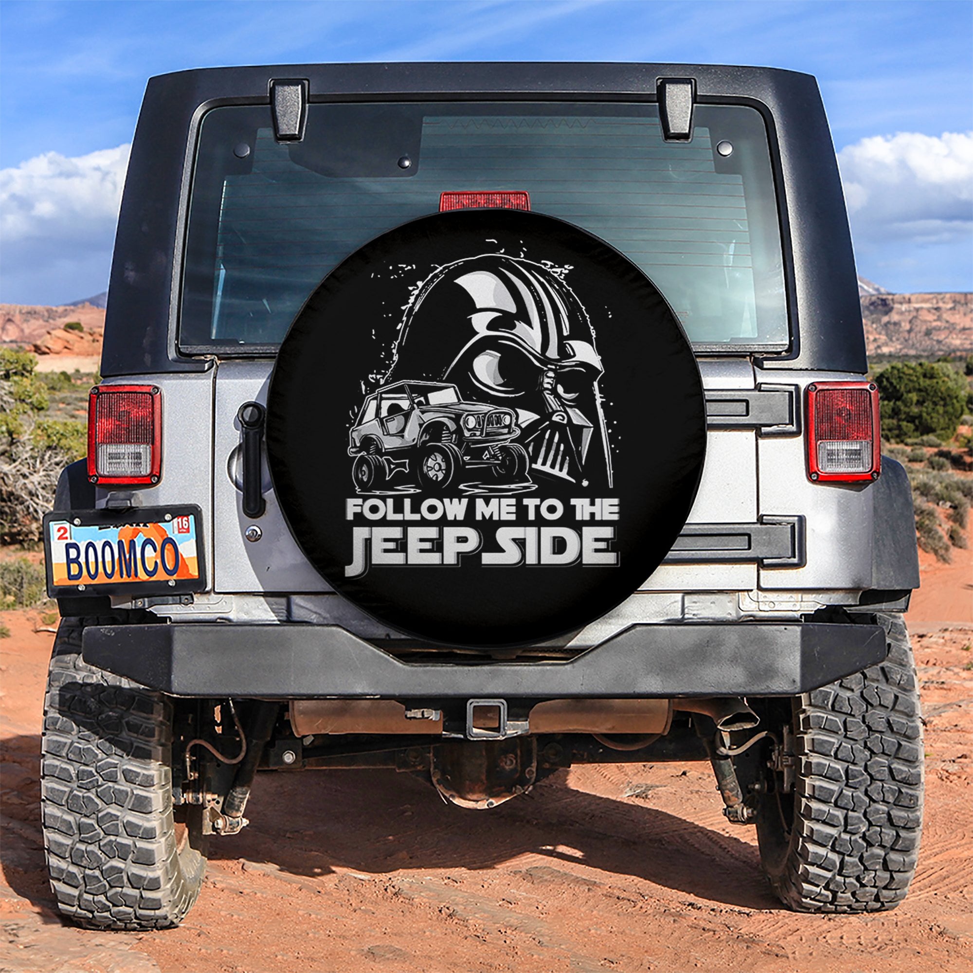 Darth Vader Follow Me To The Jeep Car Spare Tire Covers Gift For Campers Nearkii