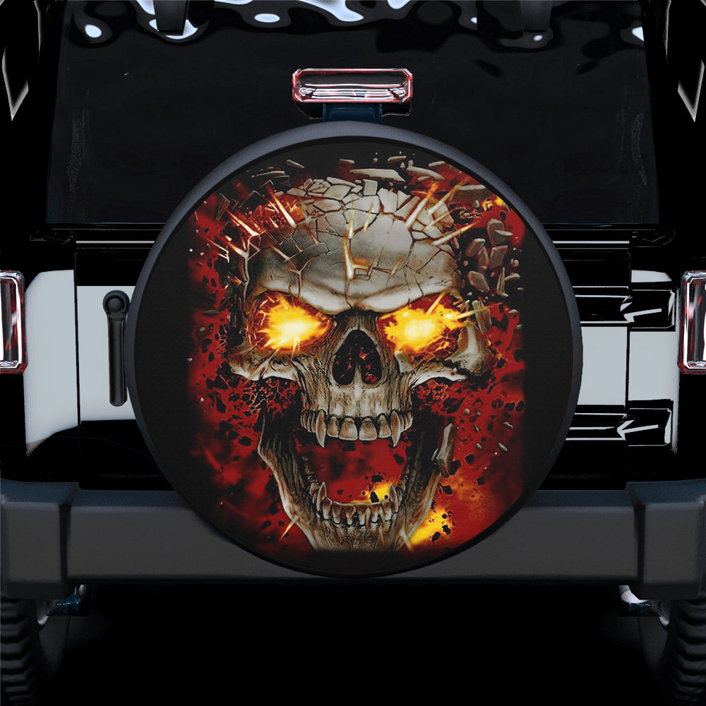 Explow Skull Car Spare Tire Gift For Campers Nearkii