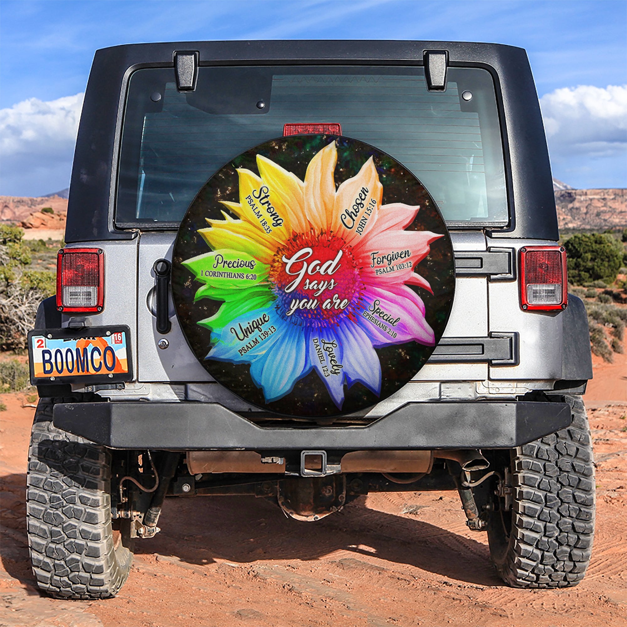 God Says You Are Jeep Car Spare Tire Cover Gift For Campers Nearkii