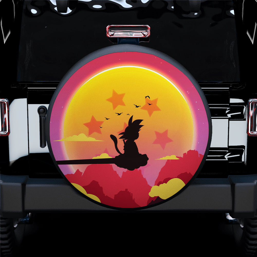 Goku Kid Sunset Dragon Ball Spare Tire Covers Gift For Campers Nearkii