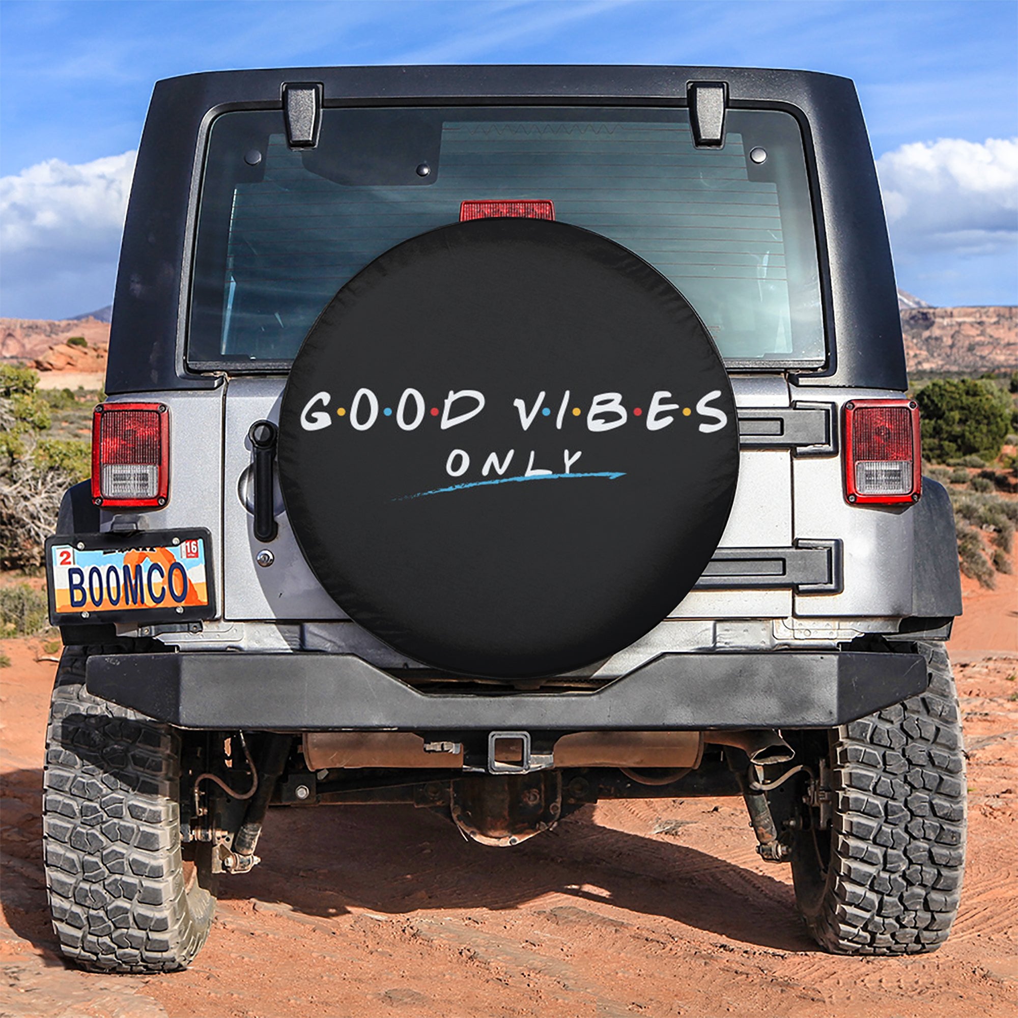 Good Vibes Only Car Spare Tire Gift For Campers Nearkii