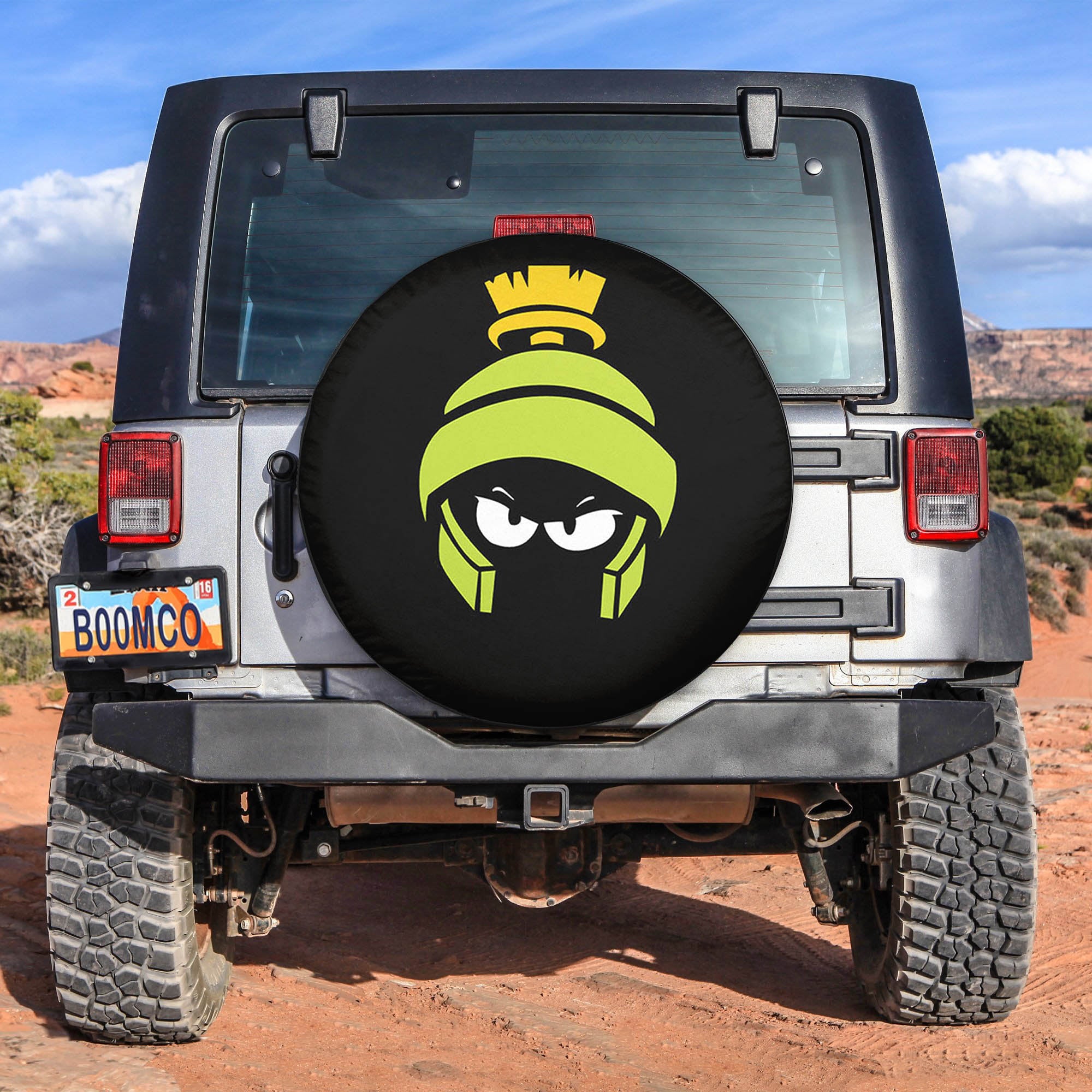 Green Cartoon Funny Spare Tire Covers Gift For Campers Nearkii