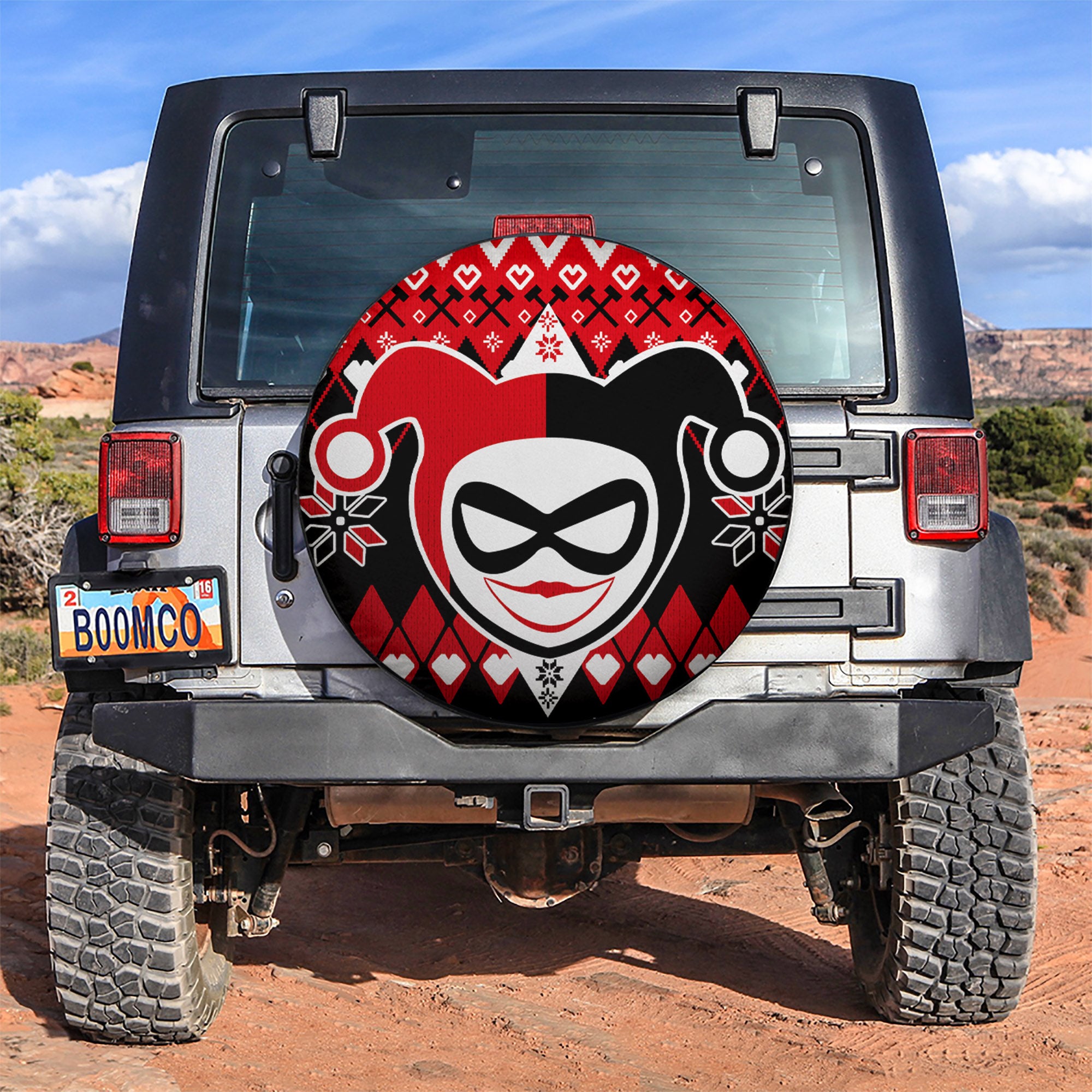 Harley Quinn Car Spare Tire Covers Gift For Campers Nearkii