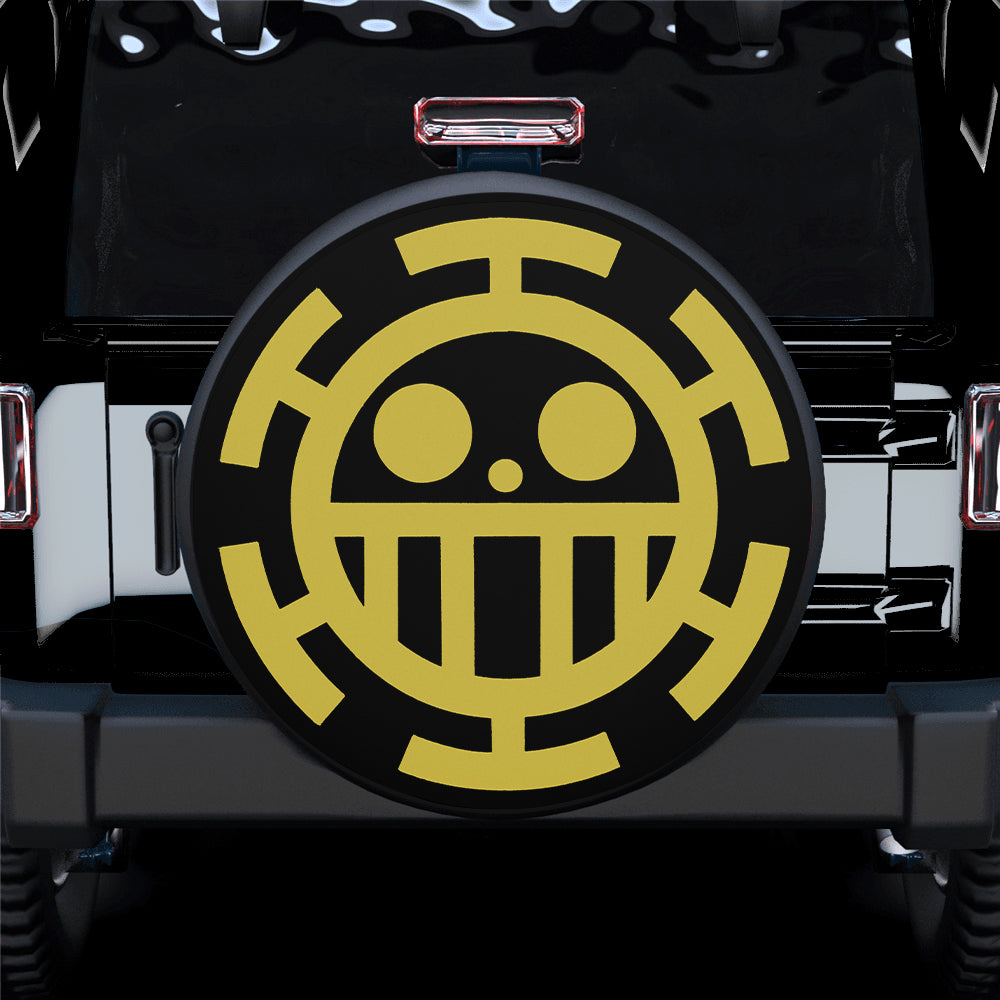 Heart Pirates Flag Custom One Piece Anime Car Spare Tire Gift For Campers Nearkii