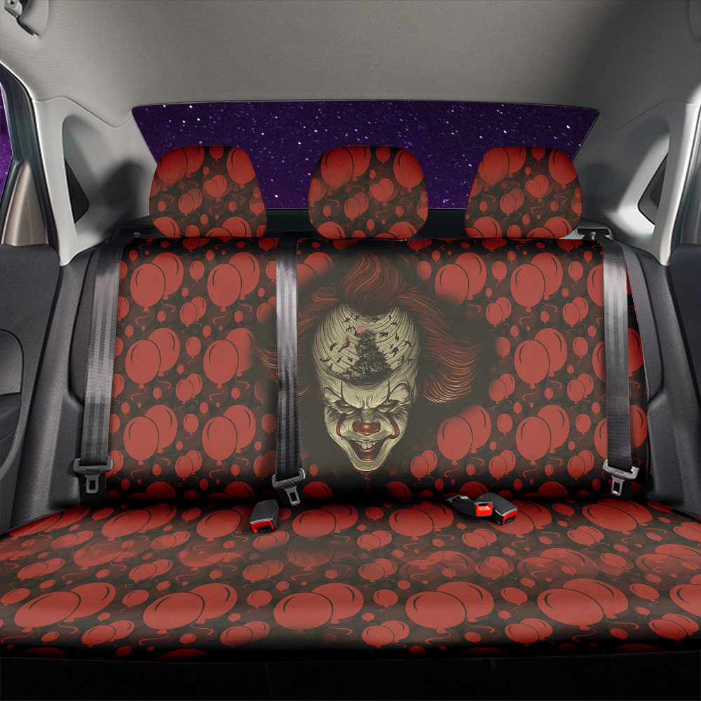 IT Pennywise Car Back Seat Cover Decor Protectors Nearkii