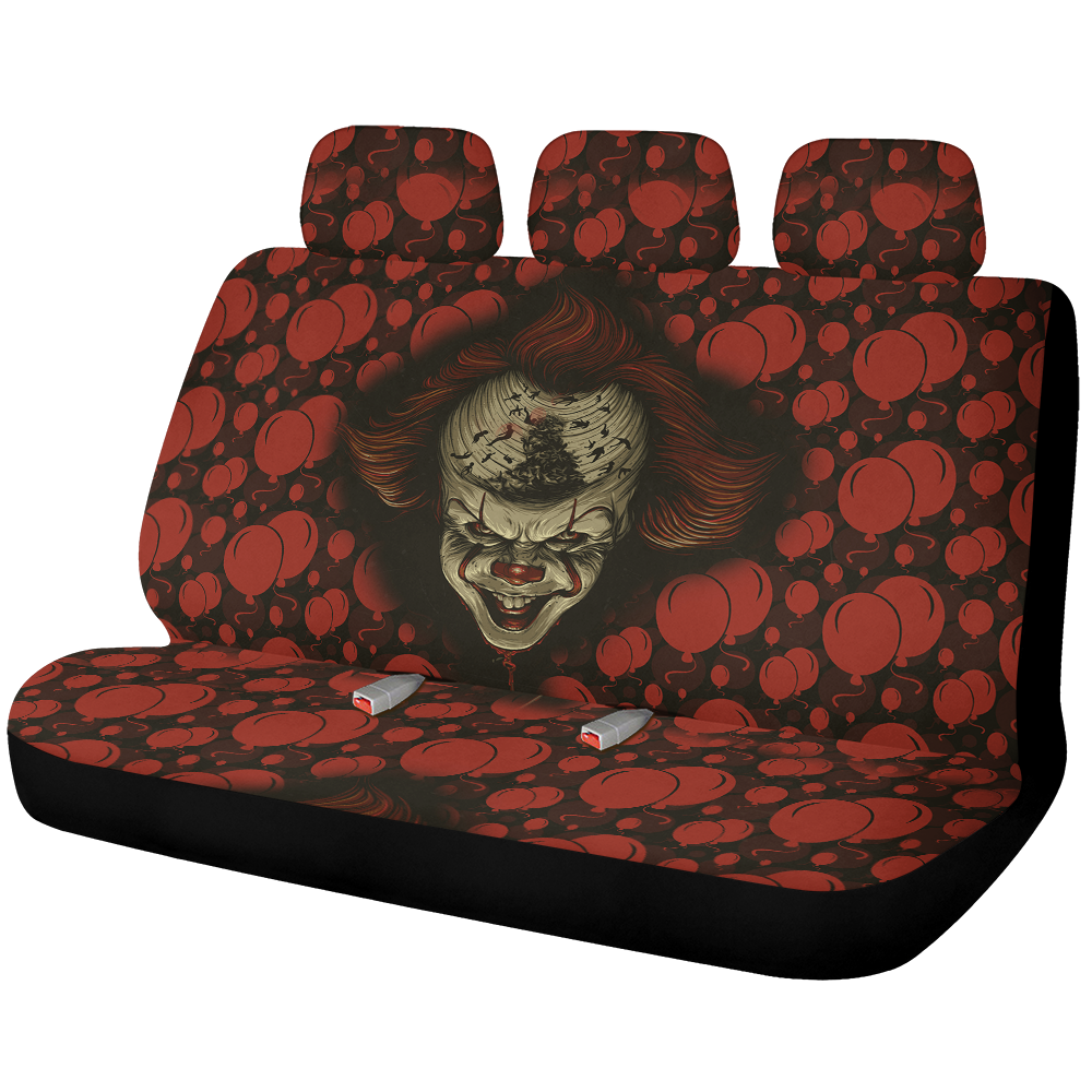 IT Pennywise Car Back Seat Cover Decor Protectors Nearkii