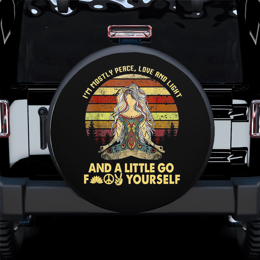 I'm Mostly Light Love Peace And A Little Spare Tire Covers Gift For Campers Nearkii