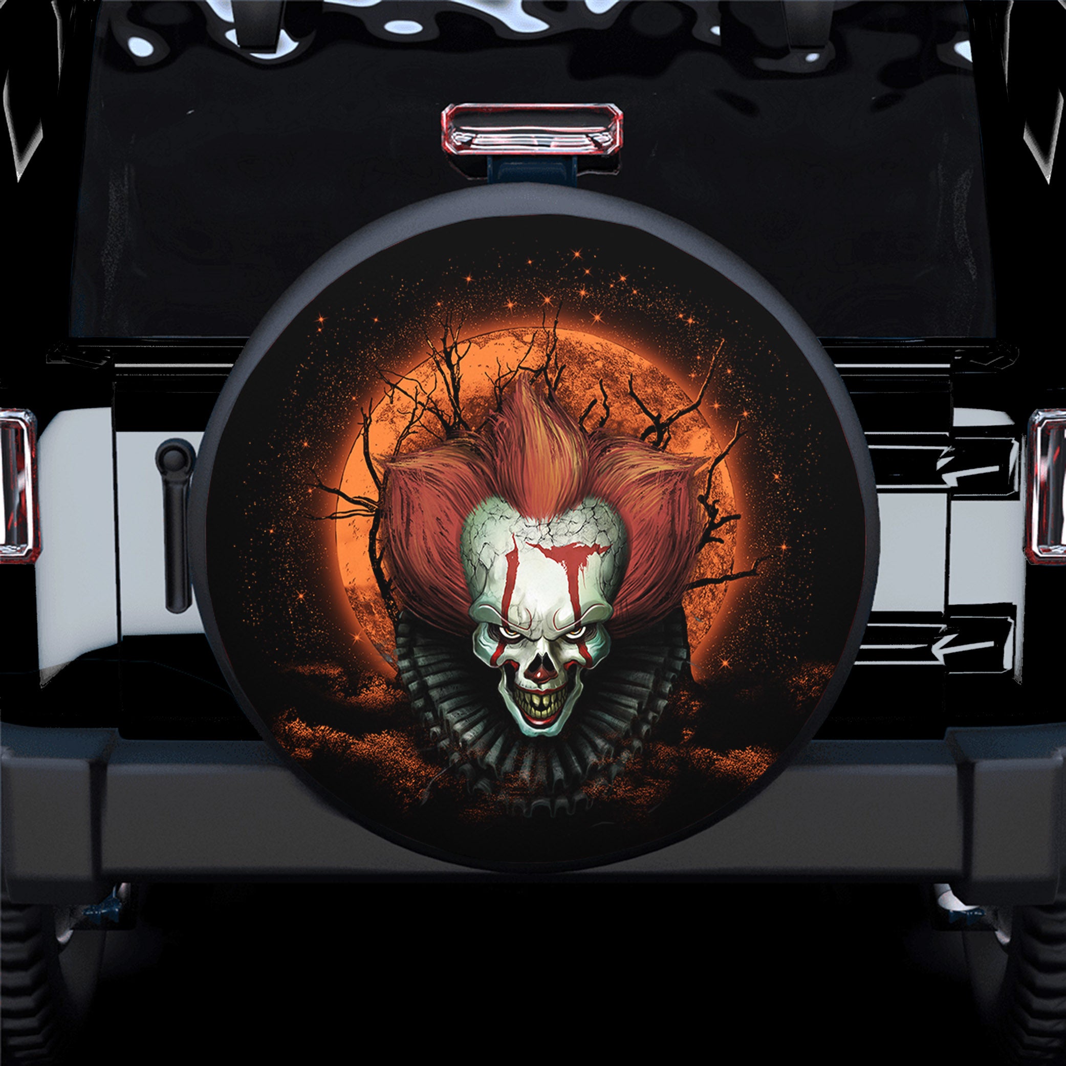 It Horror Movie Moonlight Spare Tire Cover Gift For Campers Nearkii