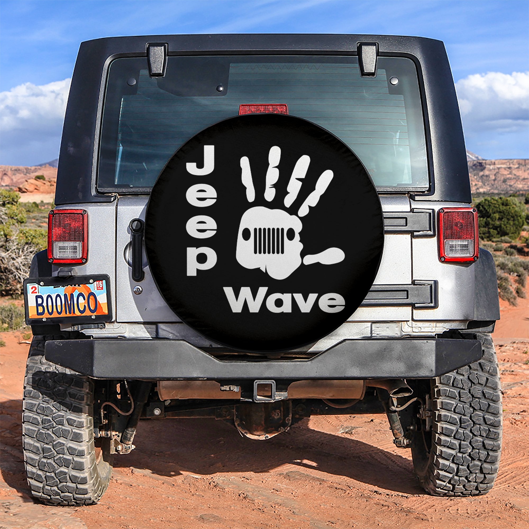 Jeep Wave Jeep Car Spare Tire Cover Gift For Campers Nearkii