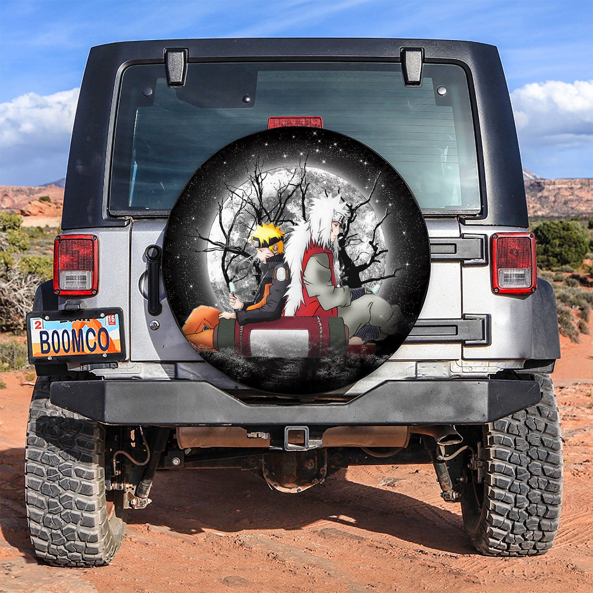 Jiraia Naruto Moonlight Spare Tire Cover Gift For Campers Nearkii