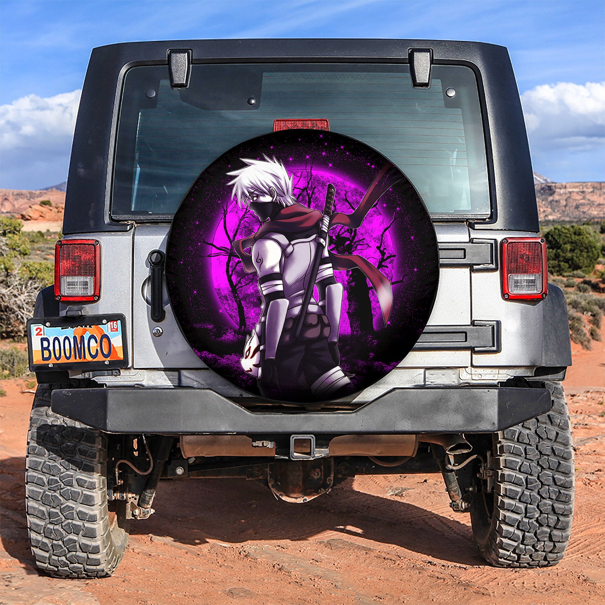 Kakashi Anbu Naruto Moonlight Spare Tire Cover Gift For Campers Nearkii