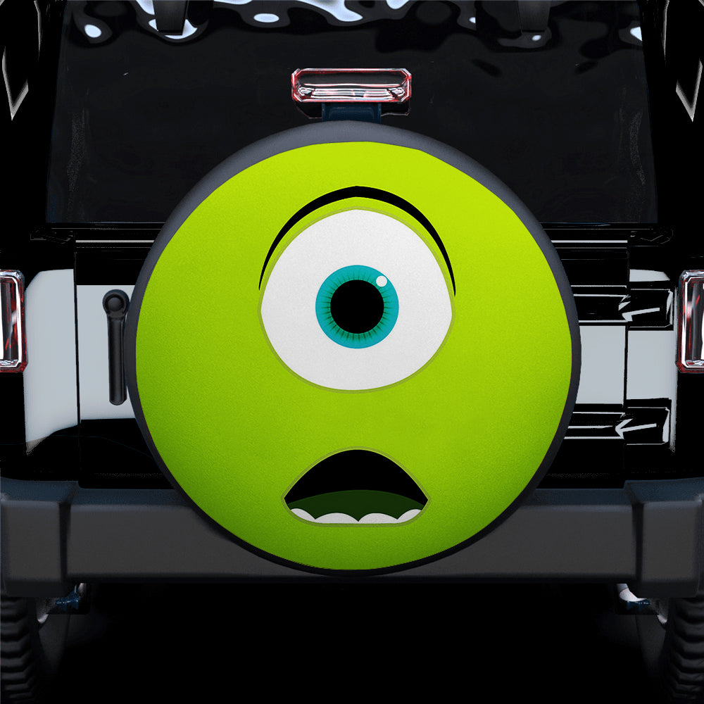 Mike Face Monster INC Car Spare Tire Covers Gift For Campers Nearkii