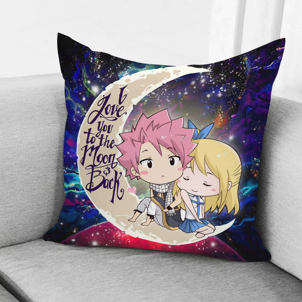 Natsu Fairy Tail Anime Love You To The Moon Galaxy Pillowcase Room Decor Nearkii