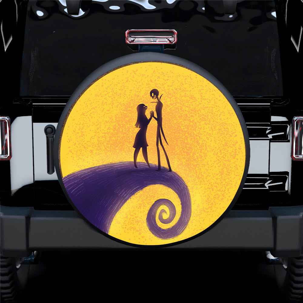 Nightmare Before Christmas Moon Jack And Sally Spare Tire Cover Gift For Campers Nearkii