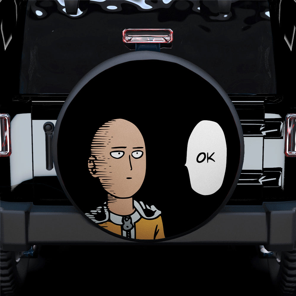 One Punch Man Funny Car Spare Tire Covers Gift For Campers Nearkii