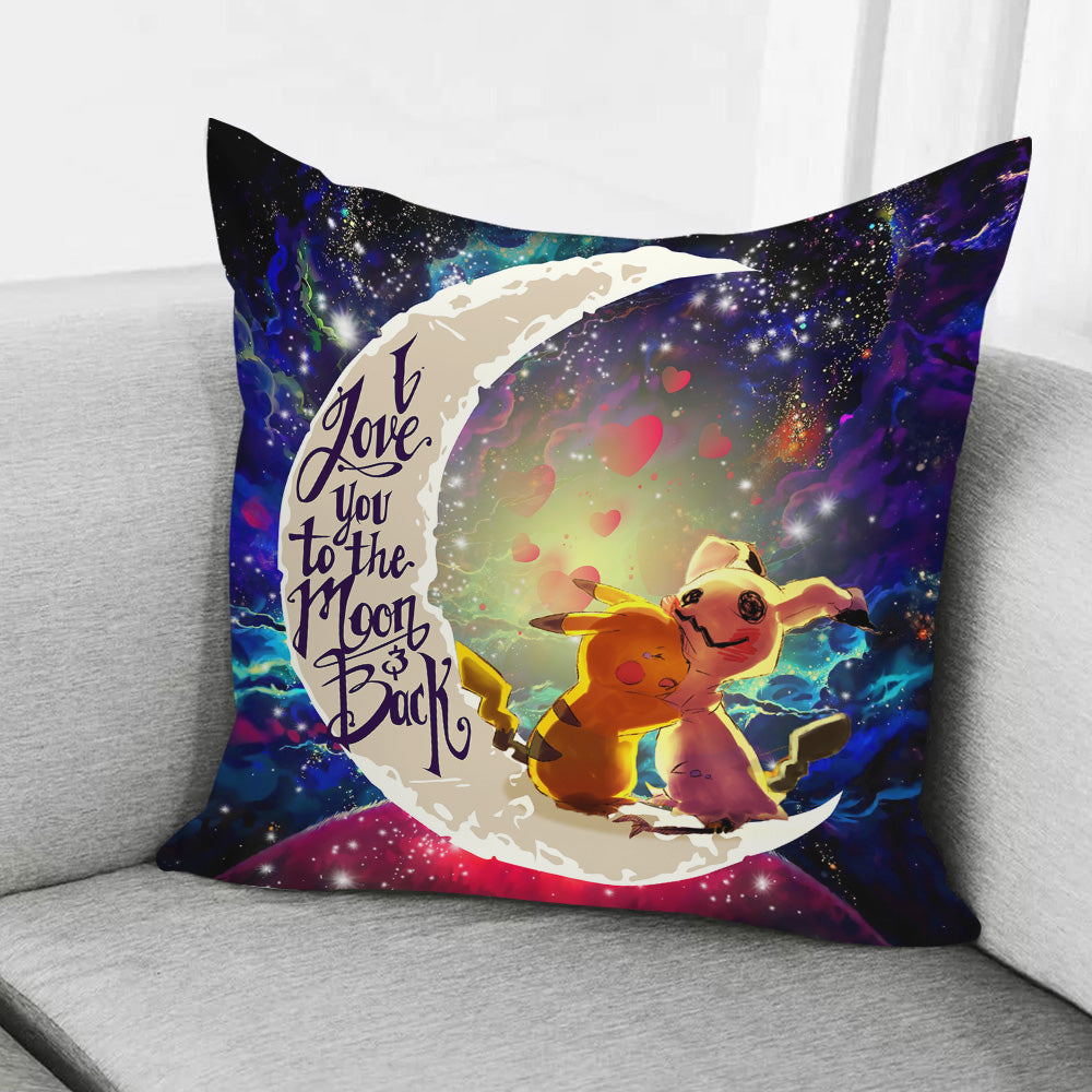 Pikachu Horro Love You To The Moon Galaxy Pillowcase Room Decor Nearkii
